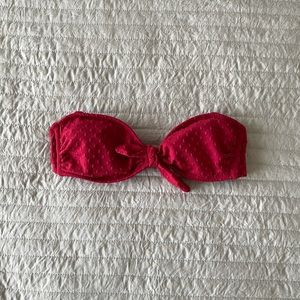 Strapless bikini top